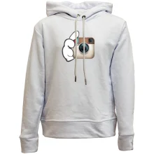Детское худи без начеса Instagram (инстаграм)