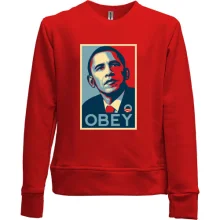 Детский свитшот без начеса Obey Obama