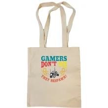 Сумка шоппер Gamers not die