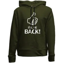 Детское худи без начеса I'll be back