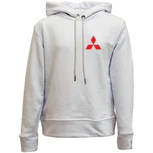 Детское худи без начеса с лого Mitsubishi (mini)