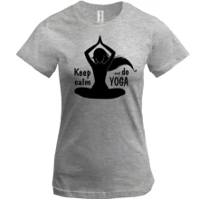Футболка Keep Calm an Do Yoga