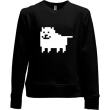 Детский свитшот без начеса Undertale game dog