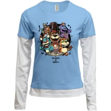 Комбинированный лонгслив FNAF Band