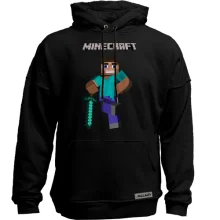 Худи без начеса Minecraft Стив