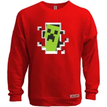 Свитшот без начеса Crash Minecraft