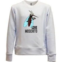 Детский свитшот без начеса Love Moschito