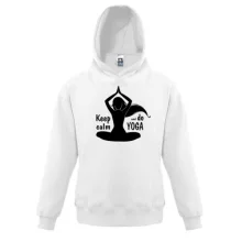 Детская толстовка Keep Calm an Do Yoga