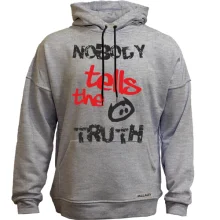 Худи без начеса Nobody tells the truth