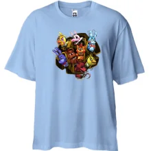 Футболка Oversize FNAF Toys ART
