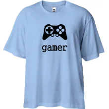 Футболка Oversize Gamer з джойстиком