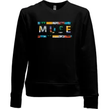Детский свитшот без начеса Muse (коллаж)