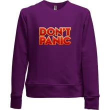 Детский свитшот без начеса don't panic