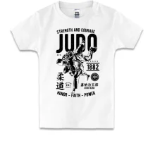 Детская футболка Judo постер