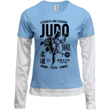 Женский лонгслив Комби Judo постер