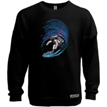 Свитшот без начеса Space Surfer