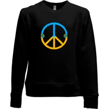 Детский свитшот без начеса Peace Ukraine