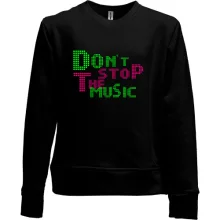 Детский свитшот без начеса Dont stop the music