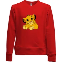 Детский свитшот без начеса Lion king