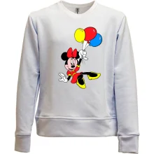 Дитячий світшот без начосу Minnie з кульками
