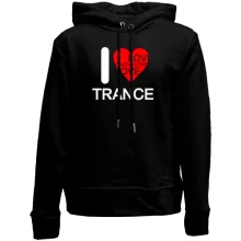 Детское худи без начеса I Love Trance