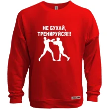Свитшот без начеса Не бухай!