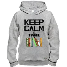 Худи BASE Keep calm & take book