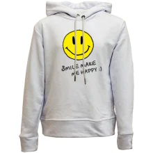 Детское худи без начеса Smile Make me happy