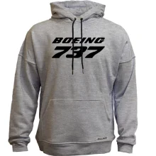 Худи без начеса Boeing 737 лого