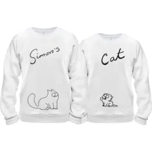 Парные кофты Simons Cat