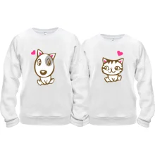 Парні кофти Doggy Kitty in Love