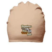 Хлопковая шапка Happiness is a warm gun