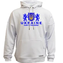 Худи без начеса Ukraine - Glory to Heroes