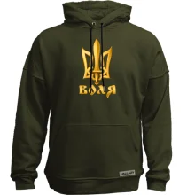 Худи без начеса c тризубом "Воля"