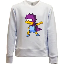 Детский свитшот без начеса Batgirl Simpson