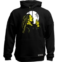 Худи без начеса Bob Marley на фоне луны