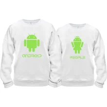 Парные кофты Android People