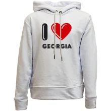 Дитяче худі без начосу I love Georgia