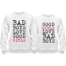Парные кофты Bad boys - Bad girls