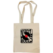 Сумка шоппер Vinyl Rules (2)