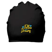 Хлопковая шапка Follow your dreaming