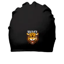 Хлопковая шапка BIG с рычащим тигром