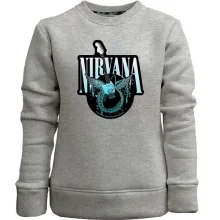 Детский свитшот без начеса Nirvana (гитара)