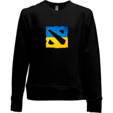 Дитячий світшот без начосу з логотипом Dota 2 в українському стилі