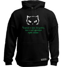 Худи без начеса Черная кошка