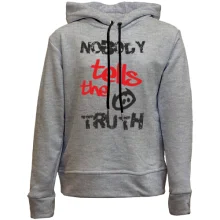Детское худи без начеса Nobody tells the truth