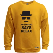 Світшот без начосу Heisenrerg say relax