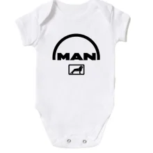 Дитяче боді з логотипом MAN