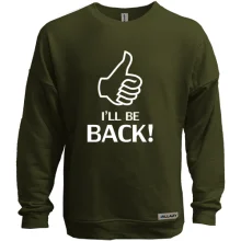 Свитшот без начеса I'll be back