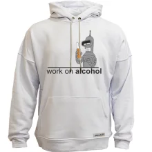 Худи без начеса Work on alcohol